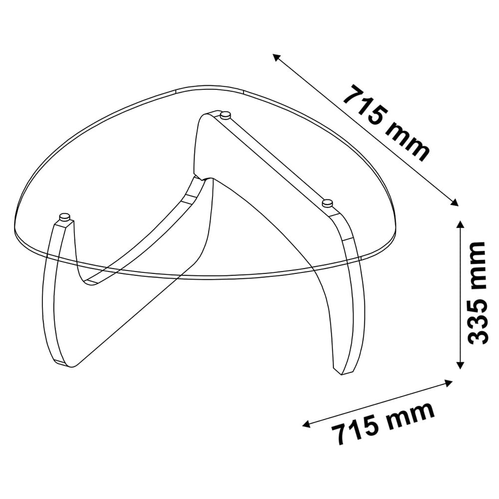 Mesa de Centro, Azul Turquesa, Cube - toqueacampainha
